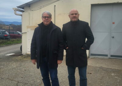 claude baque le realisateur du film eest avec fabien baronnier le directeur de lebe zou vai