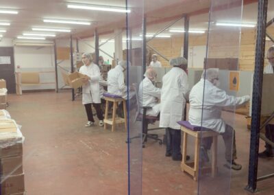 salaries dans latelier de conditionnement